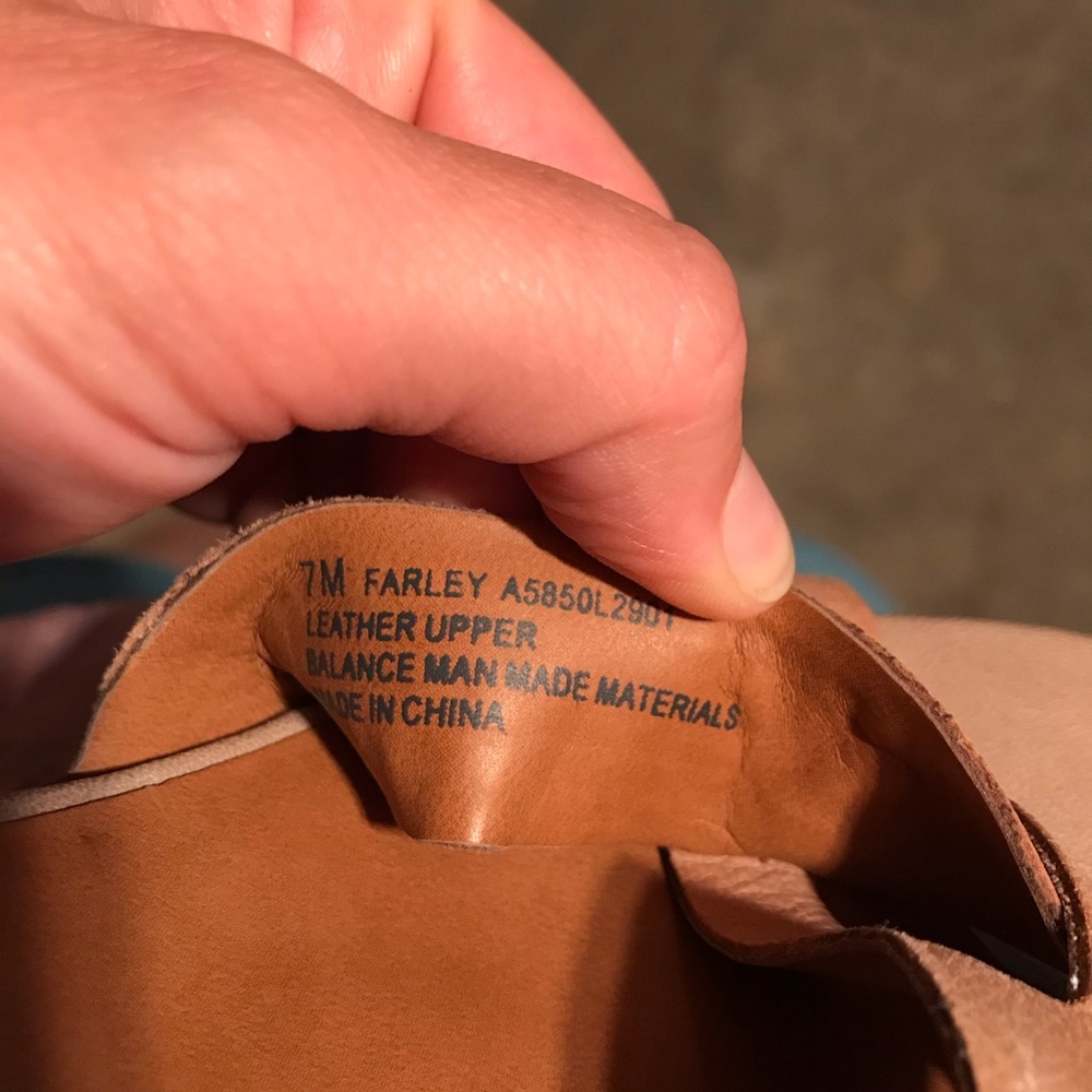Franco Sarto Leather Cork Platform Wedge Sandals, EUC, 7 - Picture 14 of 14